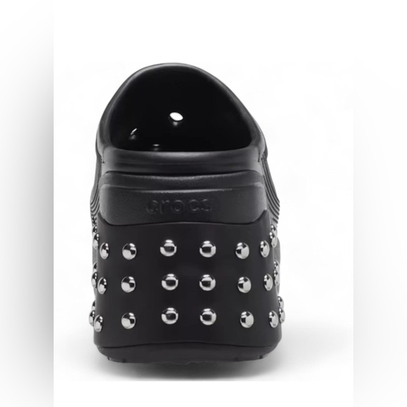 Crocs Unisex Adult Siren Studded Clog – Black – Size M13/W15 – NWT - Picture 3 of 12